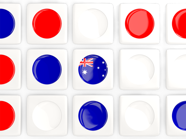 Square tiles with flag. Download flag icon of Australia at PNG format