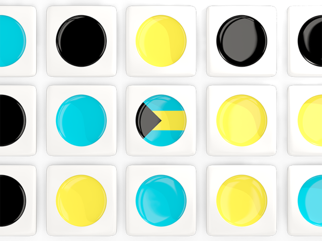 Square tiles with flag. Download flag icon of Bahamas at PNG format