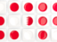 Bahrain. Square tiles with flag. Download icon.