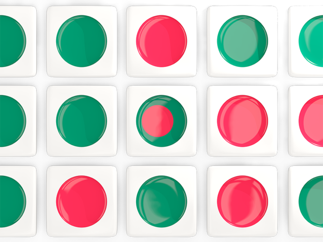 Square tiles with flag. Download flag icon of Bangladesh at PNG format