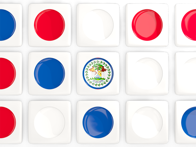 Square tiles with flag. Download flag icon of Belize at PNG format