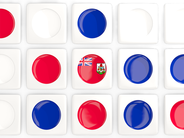 Square tiles with flag. Download flag icon of Bermuda at PNG format