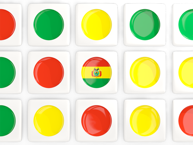 Square tiles with flag. Download flag icon of Bolivia at PNG format