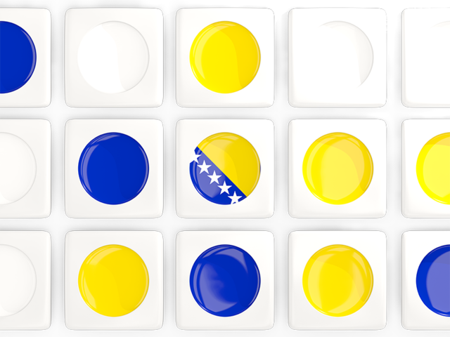 Square tiles with flag. Download flag icon of Bosnia and Herzegovina at PNG format