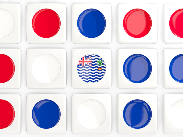 Square tiles with flag. Download flag icon of British Indian Ocean Territory at PNG format