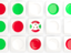 Burundi. Square tiles with flag. Download icon.