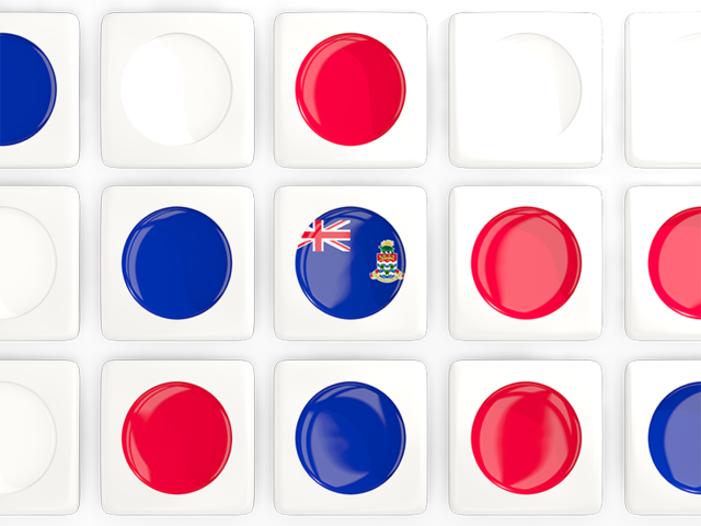 Square tiles with flag. Download flag icon of Cayman Islands at PNG format