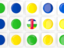 Central African Republic. Square tiles with flag. Download icon.