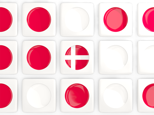 Square tiles with flag. Download flag icon of Denmark at PNG format