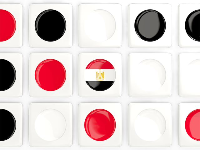 Square tiles with flag. Download flag icon of Egypt at PNG format