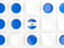 El Salvador. Square tiles with flag. Download icon.