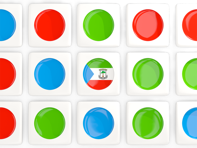 Square tiles with flag. Download flag icon of Equatorial Guinea at PNG format