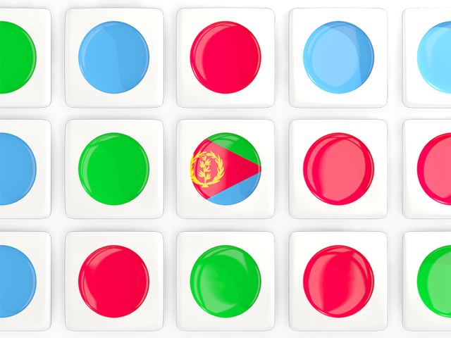 Square tiles with flag. Download flag icon of Eritrea at PNG format