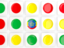 Ethiopia. Square tiles with flag. Download icon.