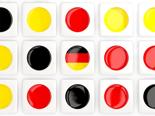 Square tiles with flag. Download flag icon of Germany at PNG format