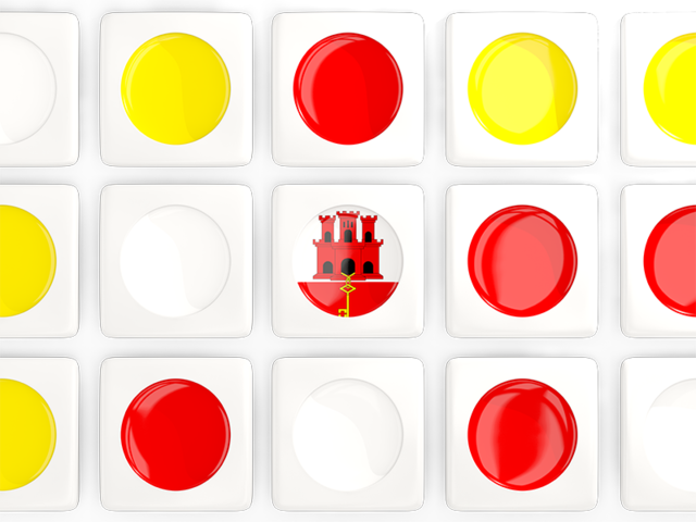 Square tiles with flag. Download flag icon of Gibraltar at PNG format