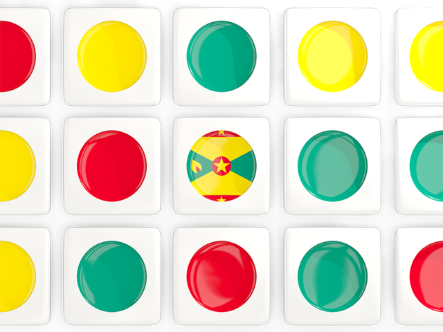 Square tiles with flag. Download flag icon of Grenada at PNG format