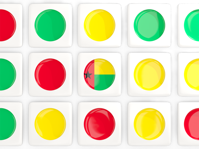 Square tiles with flag. Download flag icon of Guinea-Bissau at PNG format