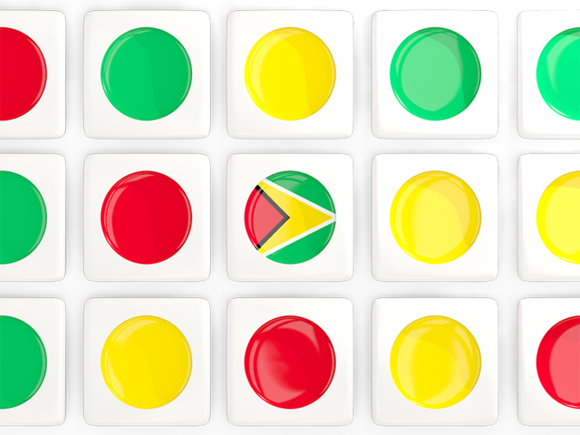 Square tiles with flag. Download flag icon of Guyana at PNG format