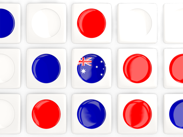 Square tiles with flag. Download flag icon of Heard Island at PNG format