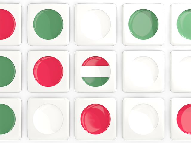 Square tiles with flag. Download flag icon of Hungary at PNG format