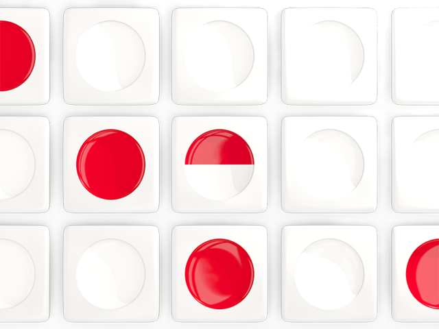 Square tiles with flag. Download flag icon of Indonesia at PNG format