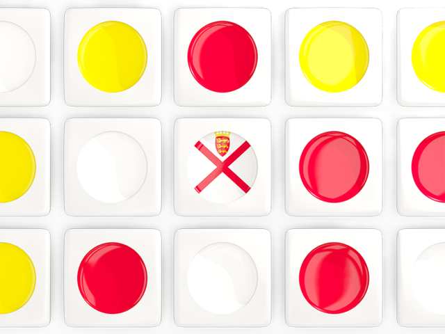 Square tiles with flag. Download flag icon of Jersey at PNG format