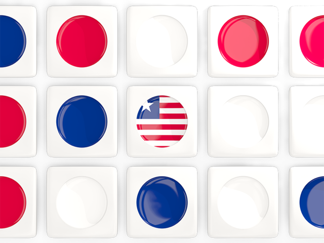 Square tiles with flag. Download flag icon of Liberia at PNG format