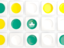 Macao. Square tiles with flag. Download icon.