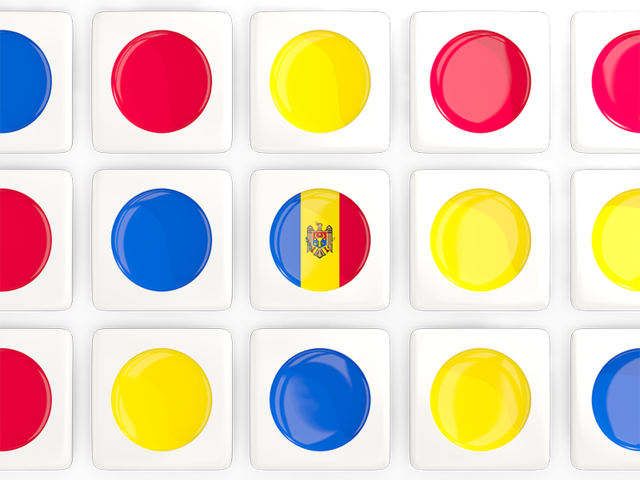 Square tiles with flag. Download flag icon of Moldova at PNG format