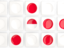 Monaco. Square tiles with flag. Download icon.