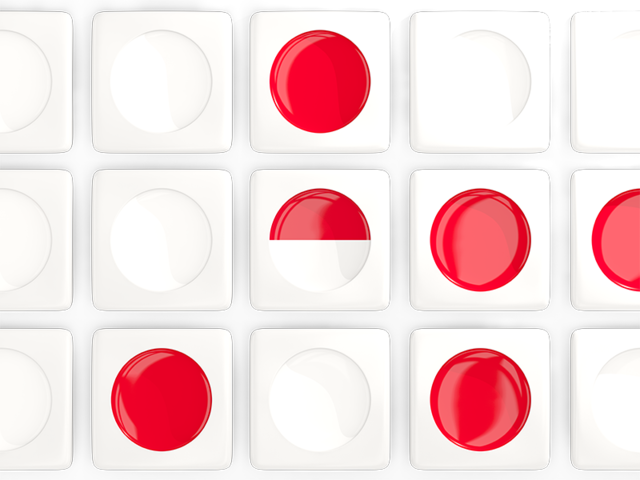 Square tiles with flag. Download flag icon of Monaco at PNG format