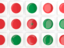 Morocco. Square tiles with flag. Download icon.