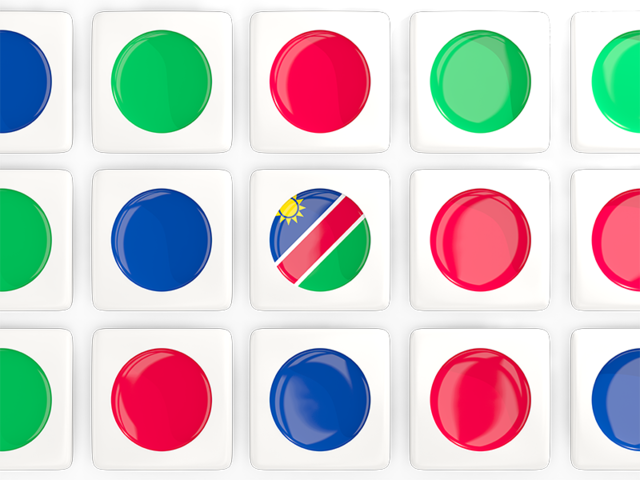 Square tiles with flag. Download flag icon of Namibia at PNG format