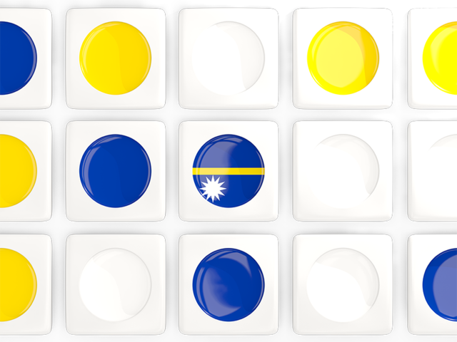 Square tiles with flag. Download flag icon of Nauru at PNG format