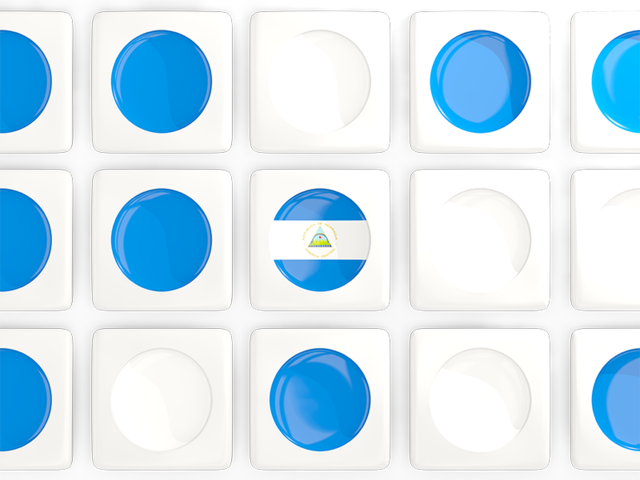 Square tiles with flag. Download flag icon of Nicaragua at PNG format