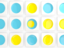 Palau. Square tiles with flag. Download icon.