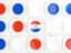 Paraguay. Square tiles with flag. Download icon.