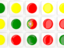 Portugal. Square tiles with flag. Download icon.