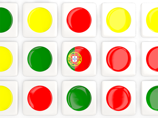 Square tiles with flag. Download flag icon of Portugal at PNG format
