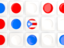 Puerto Rico. Square tiles with flag. Download icon.