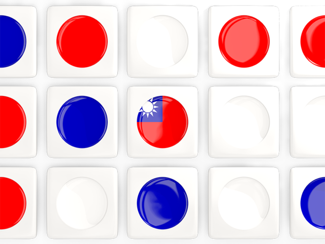 Square tiles with flag. Download flag icon of Taiwan at PNG format