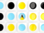 Saint Lucia. Square tiles with flag. Download icon.