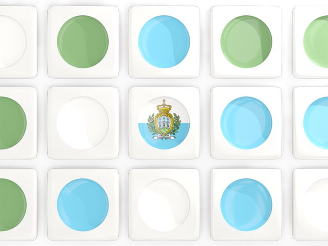 Square tiles with flag. Download flag icon of San Marino at PNG format