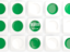 Saudi Arabia. Square tiles with flag. Download icon.