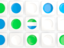 Sierra Leone. Square tiles with flag. Download icon.
