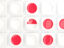 Singapore. Square tiles with flag. Download icon.