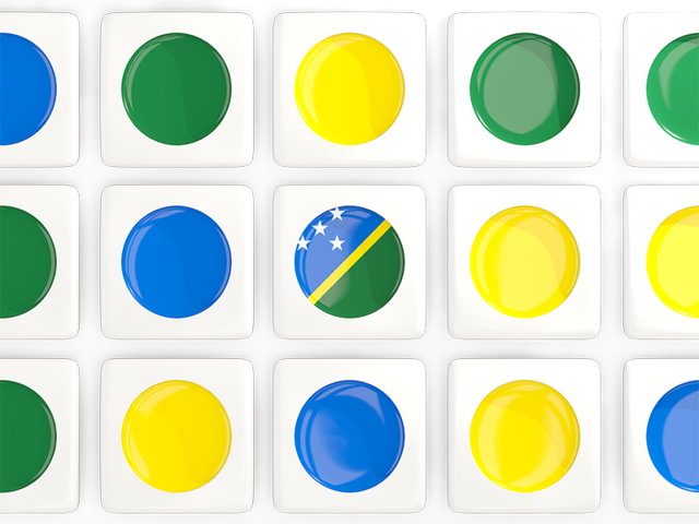 Square tiles with flag. Download flag icon of Solomon Islands at PNG format