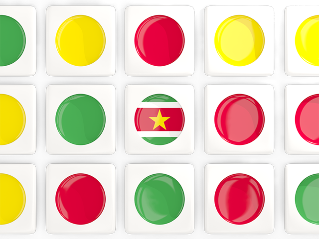Square tiles with flag. Download flag icon of Suriname at PNG format