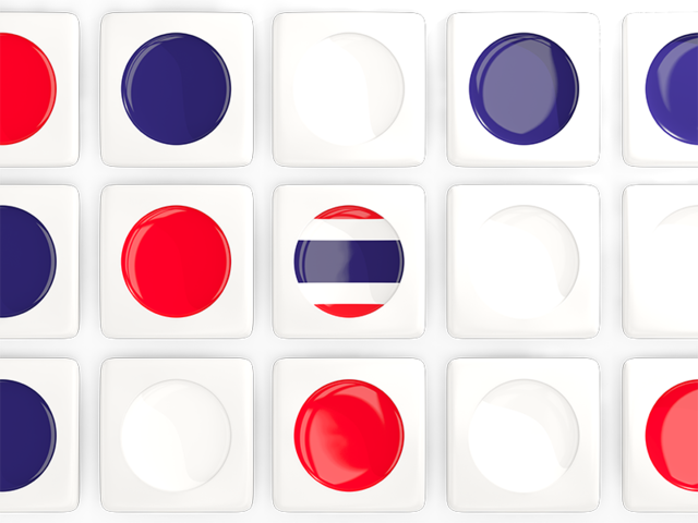 Square tiles with flag. Download flag icon of Thailand at PNG format